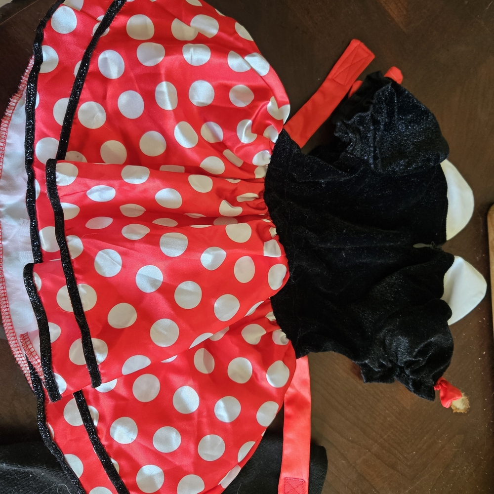 INFANT GIRLS MINNIE MOUSE COSTUME 6-12MONTHS - Picture 2 of 5